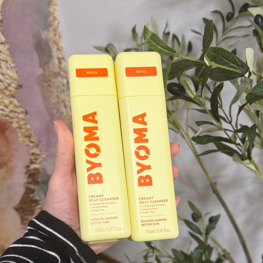 BYOMA Creamy Jelly Cleanser Refill (Set of 2) – Gentle Exfoliating Cleanser